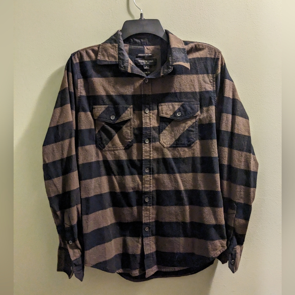 Kenneth Cole slim fit flannel